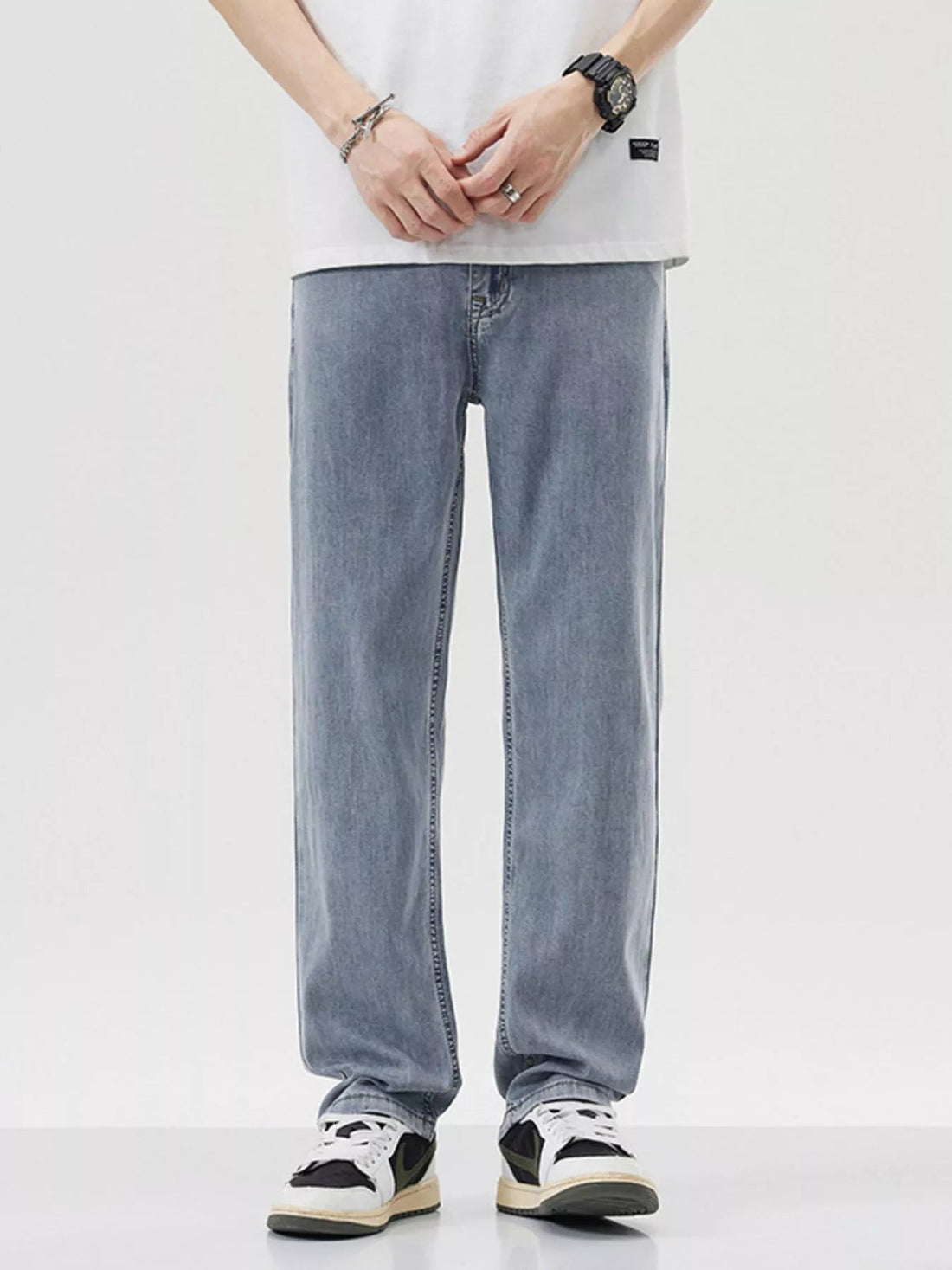 Men's Wide Leg Jeans designed for comfort and style at Lookzlike