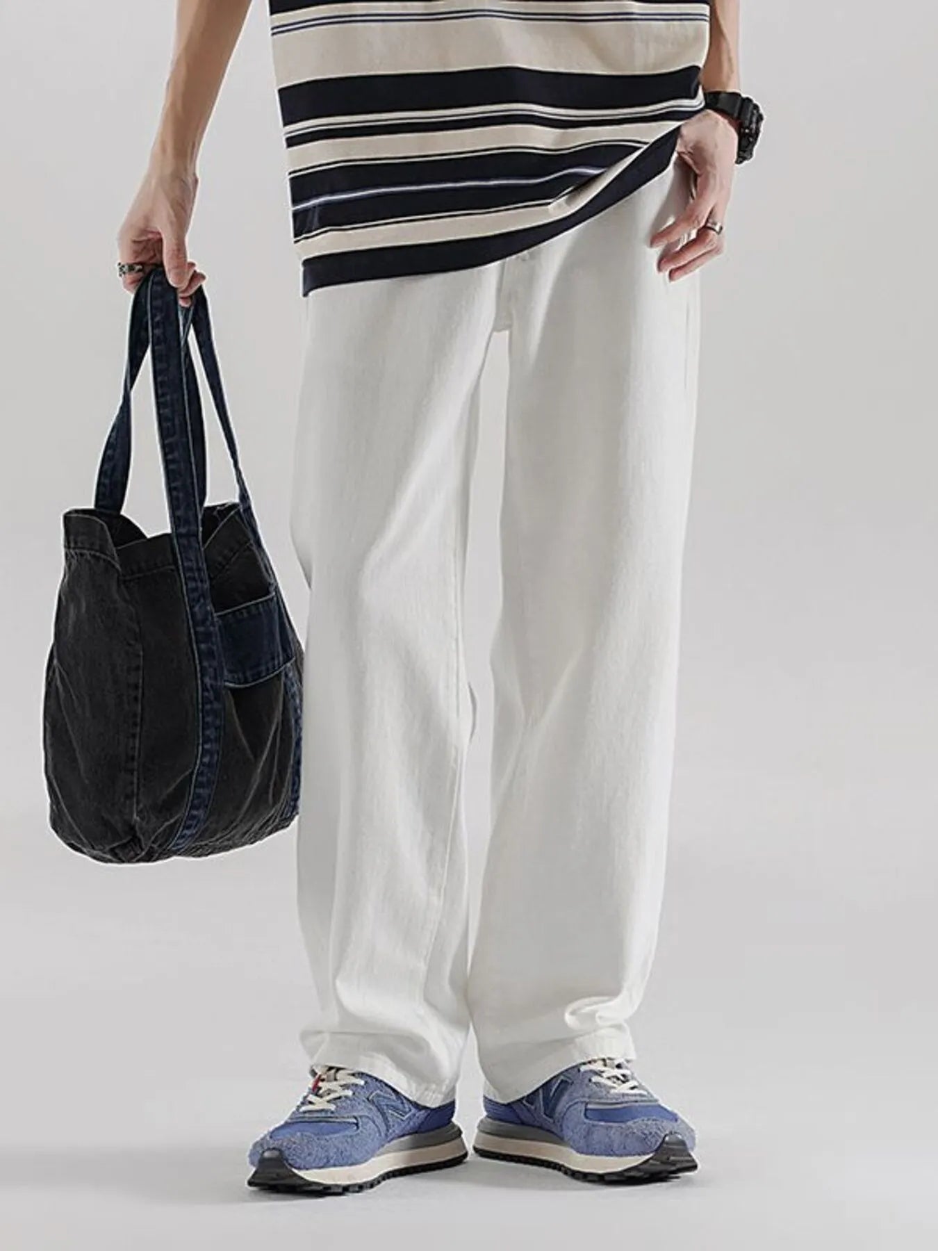 Men's Wide Leg Jeans designed for comfort and style at Lookzlike