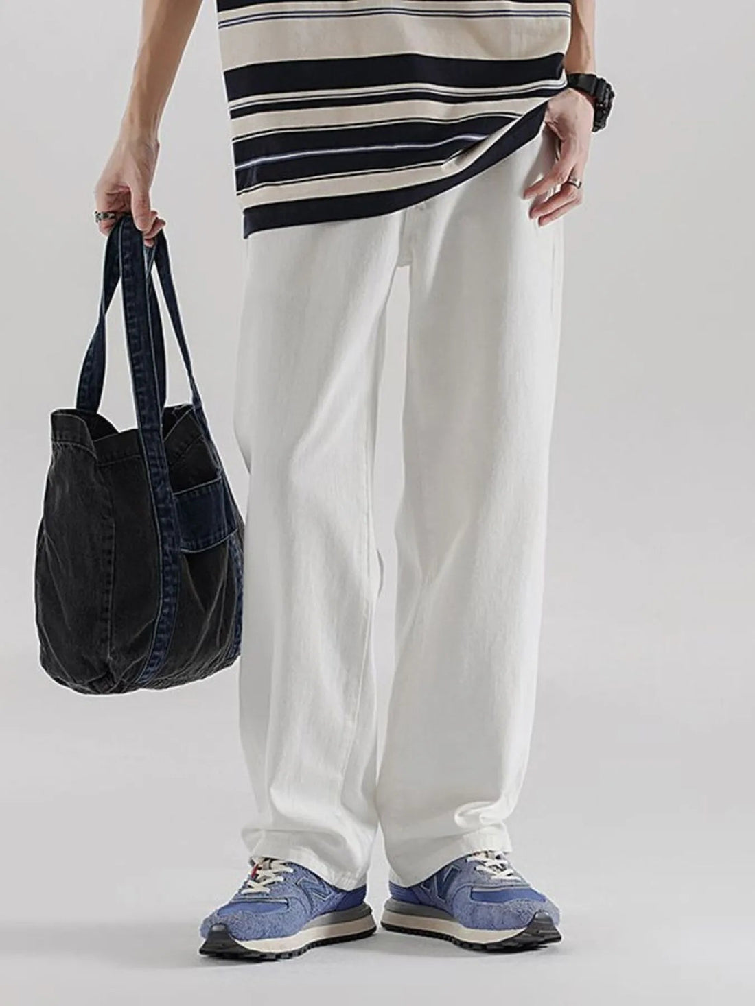 Men's Wide Leg Jeans designed for comfort and style at Lookzlike