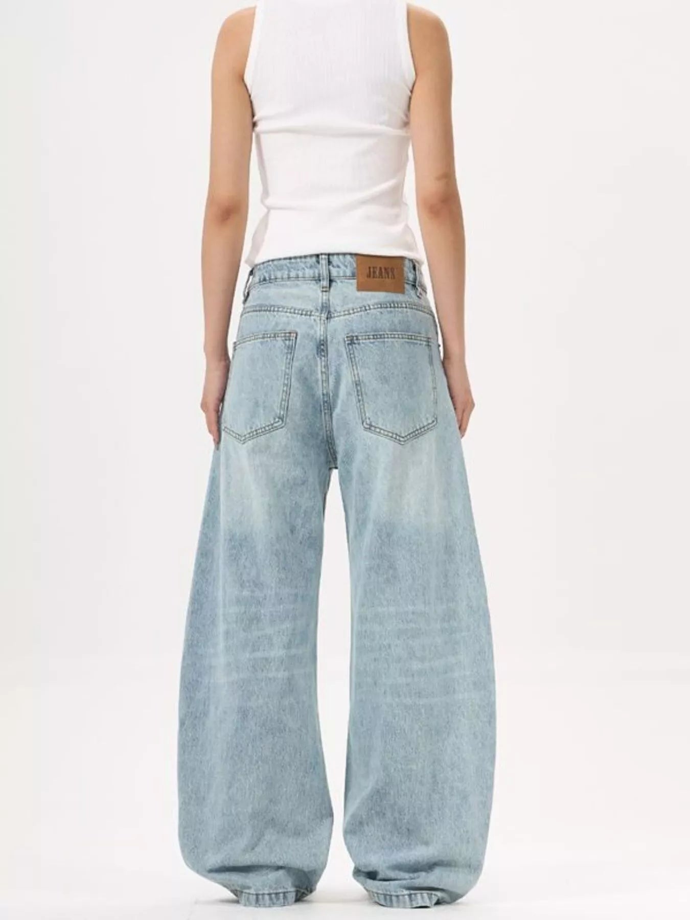 Men's Wide Leg Jeans designed for comfort and style at Lookzlike