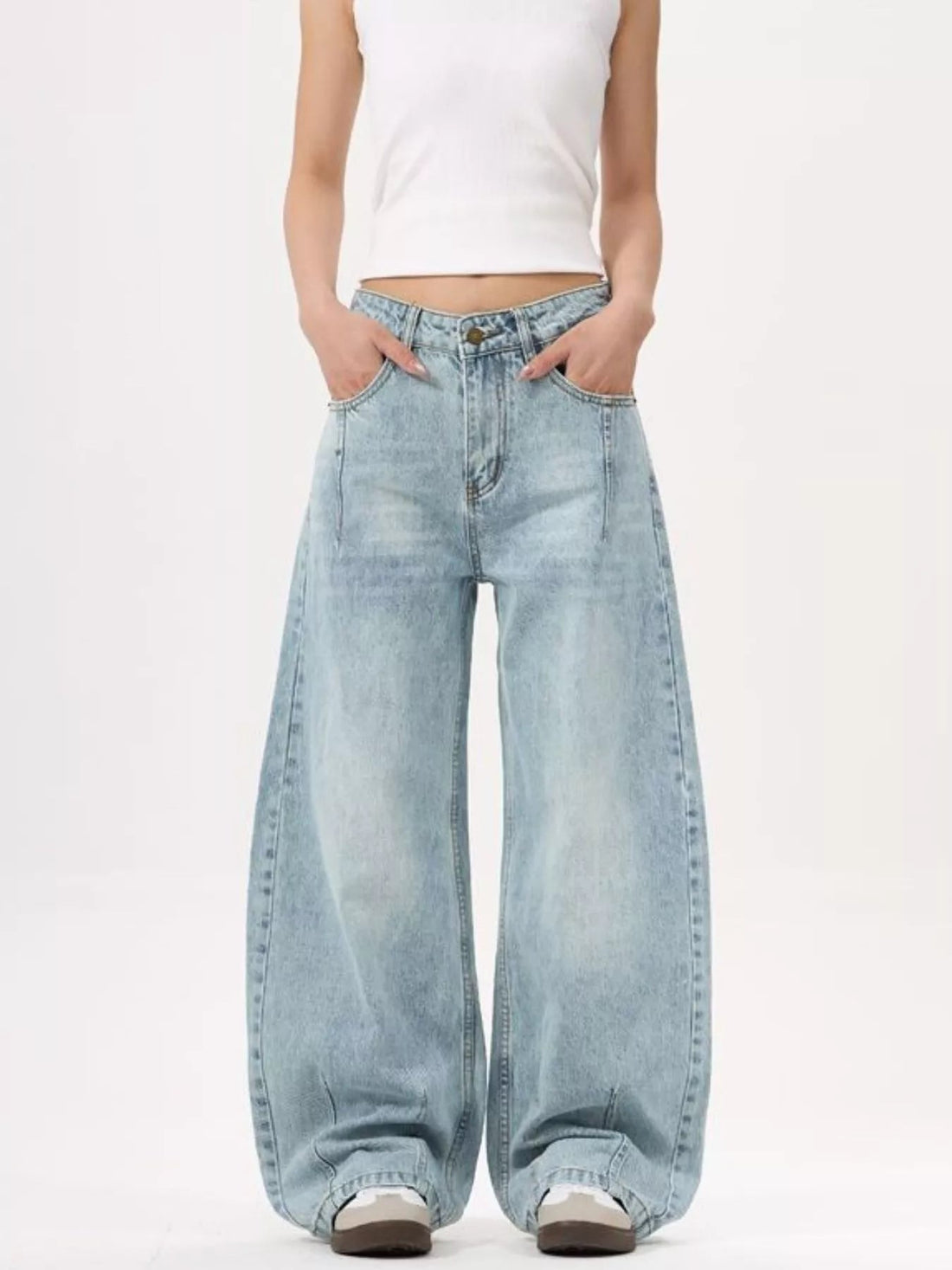 Men's Wide Leg Jeans designed for comfort and style at Lookzlike