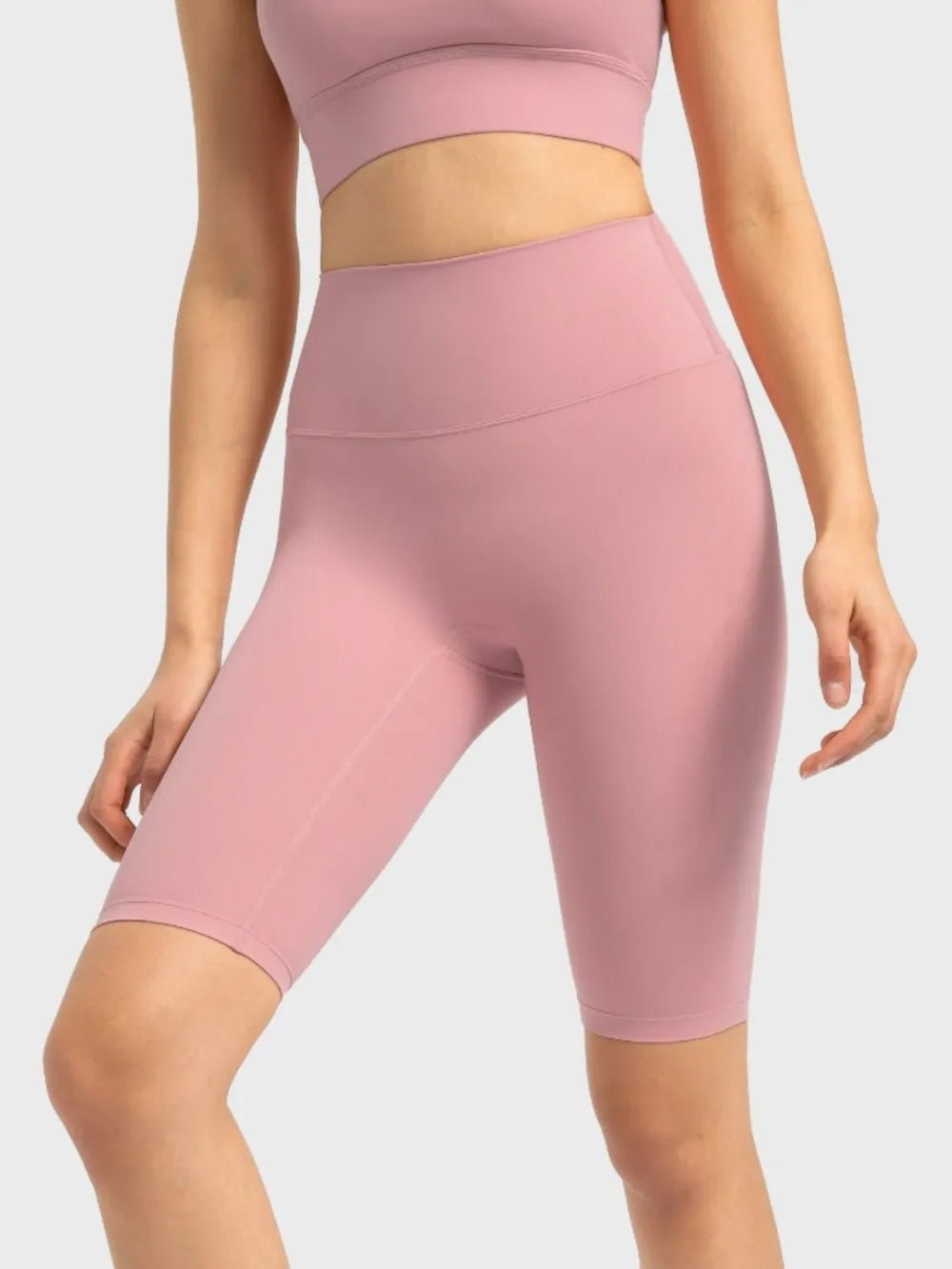 Millennia High Rise Wide Waistband Active Shorts - Lookzlike