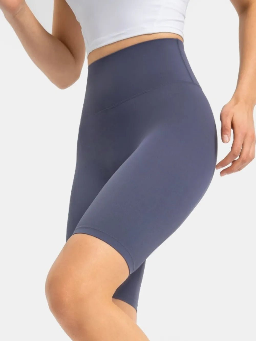 Millennia High Rise Wide Waistband Active Shorts - Lookzlike