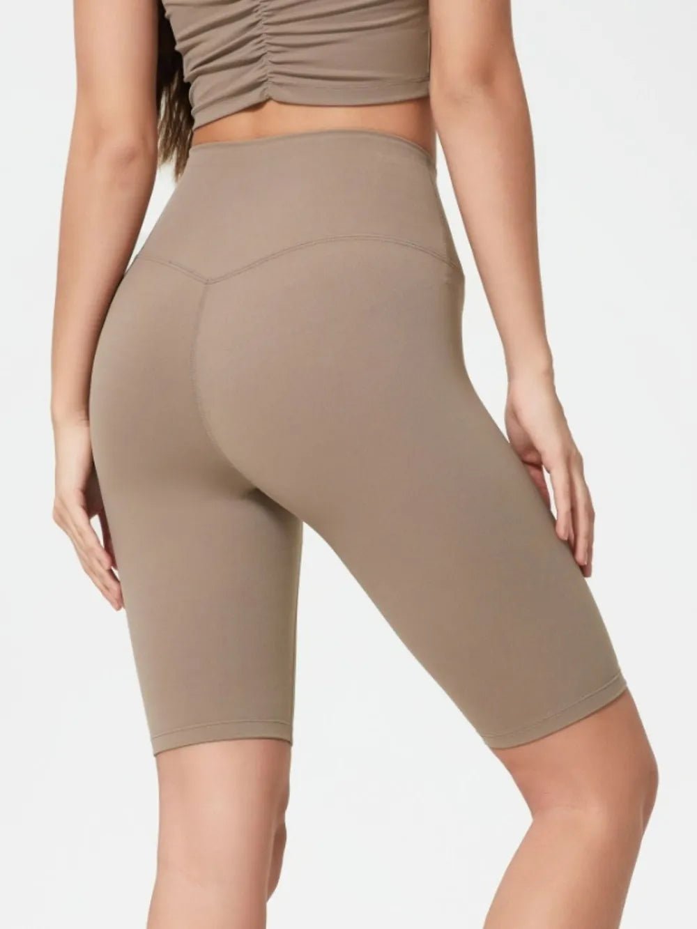 Millennia High Rise Wide Waistband Active Shorts - Lookzlike