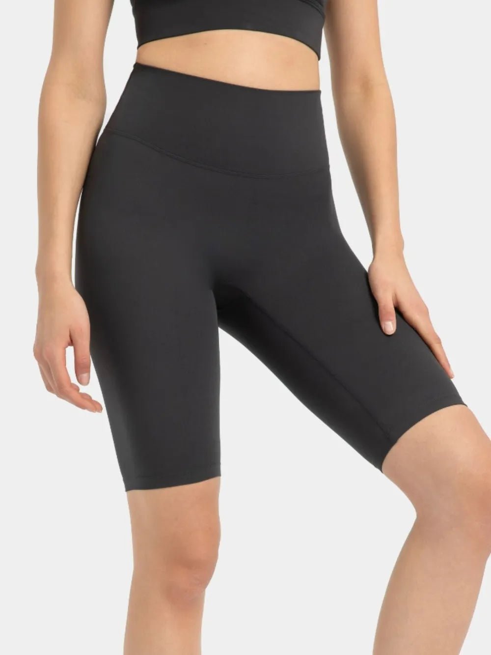 Millennia High Rise Wide Waistband Active Shorts - Lookzlike