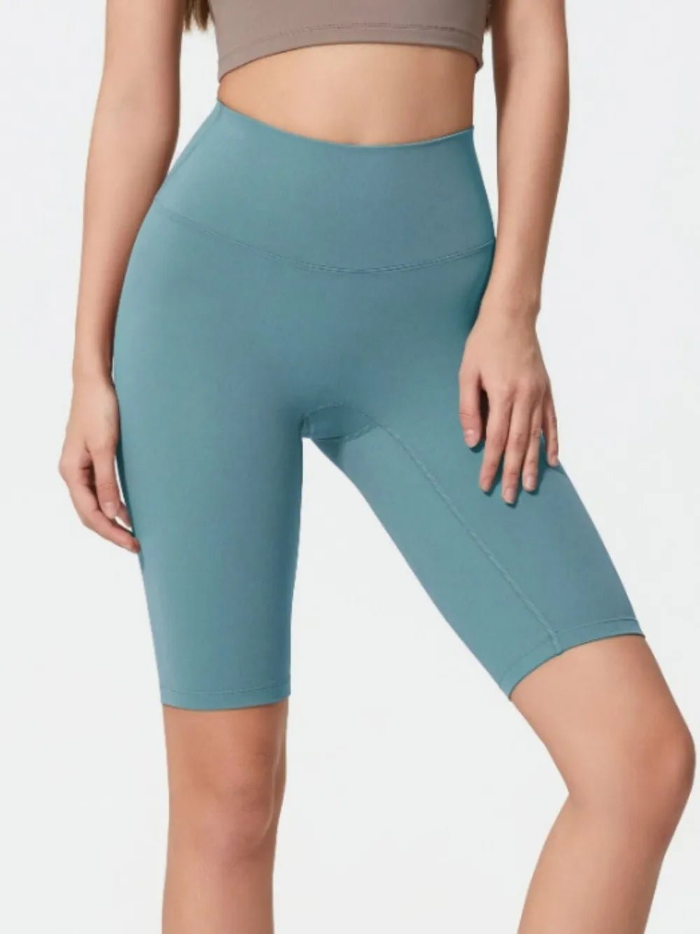 Millennia High Rise Wide Waistband Active Shorts - Lookzlike