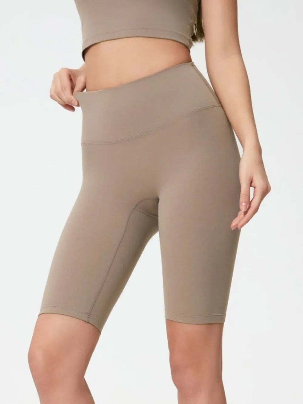 Millennia High Rise Wide Waistband Active Shorts - Lookzlike
