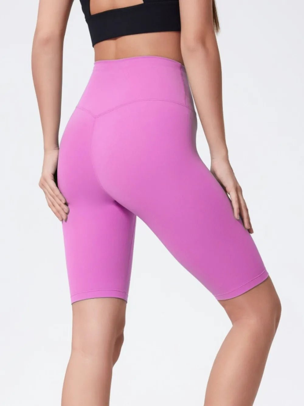 Millennia High Rise Wide Waistband Active Shorts - Lookzlike