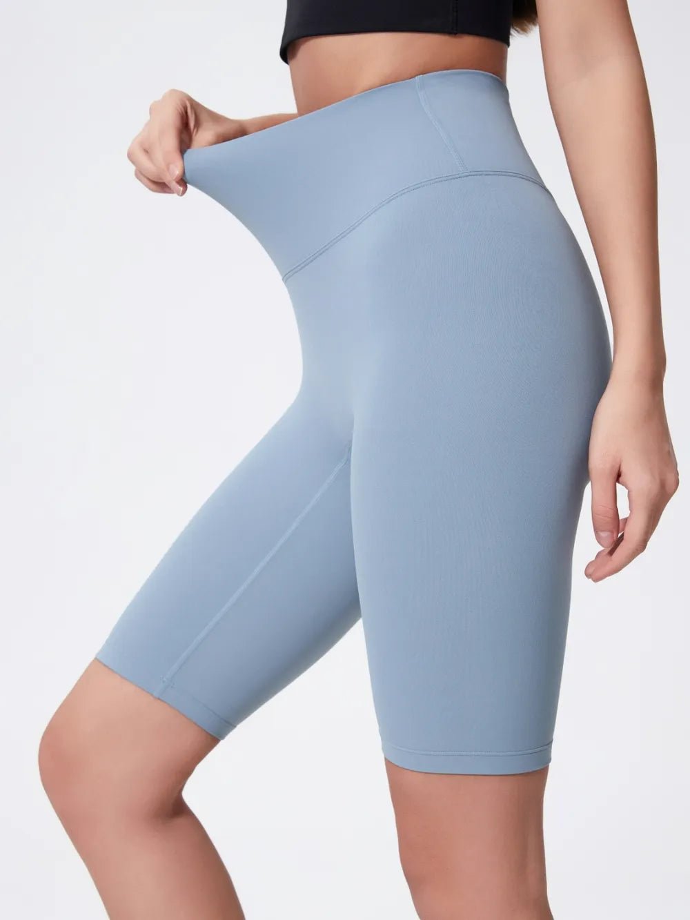 Millennia High Rise Wide Waistband Active Shorts - Lookzlike