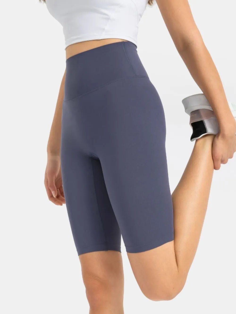 Millennia High Rise Wide Waistband Active Shorts - Lookzlike