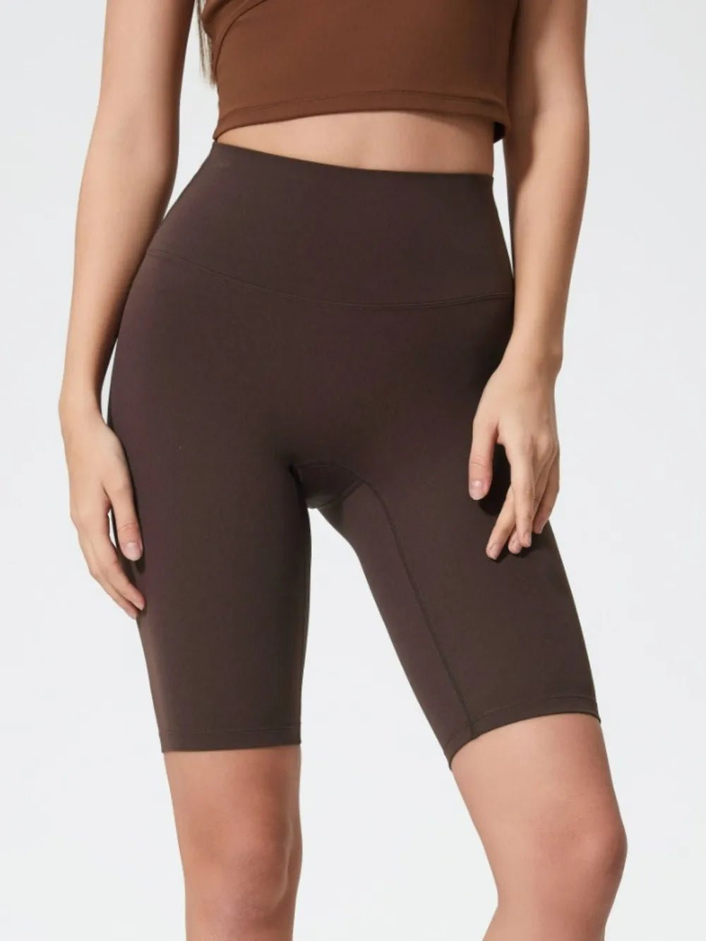 Millennia High Rise Wide Waistband Active Shorts - Lookzlike