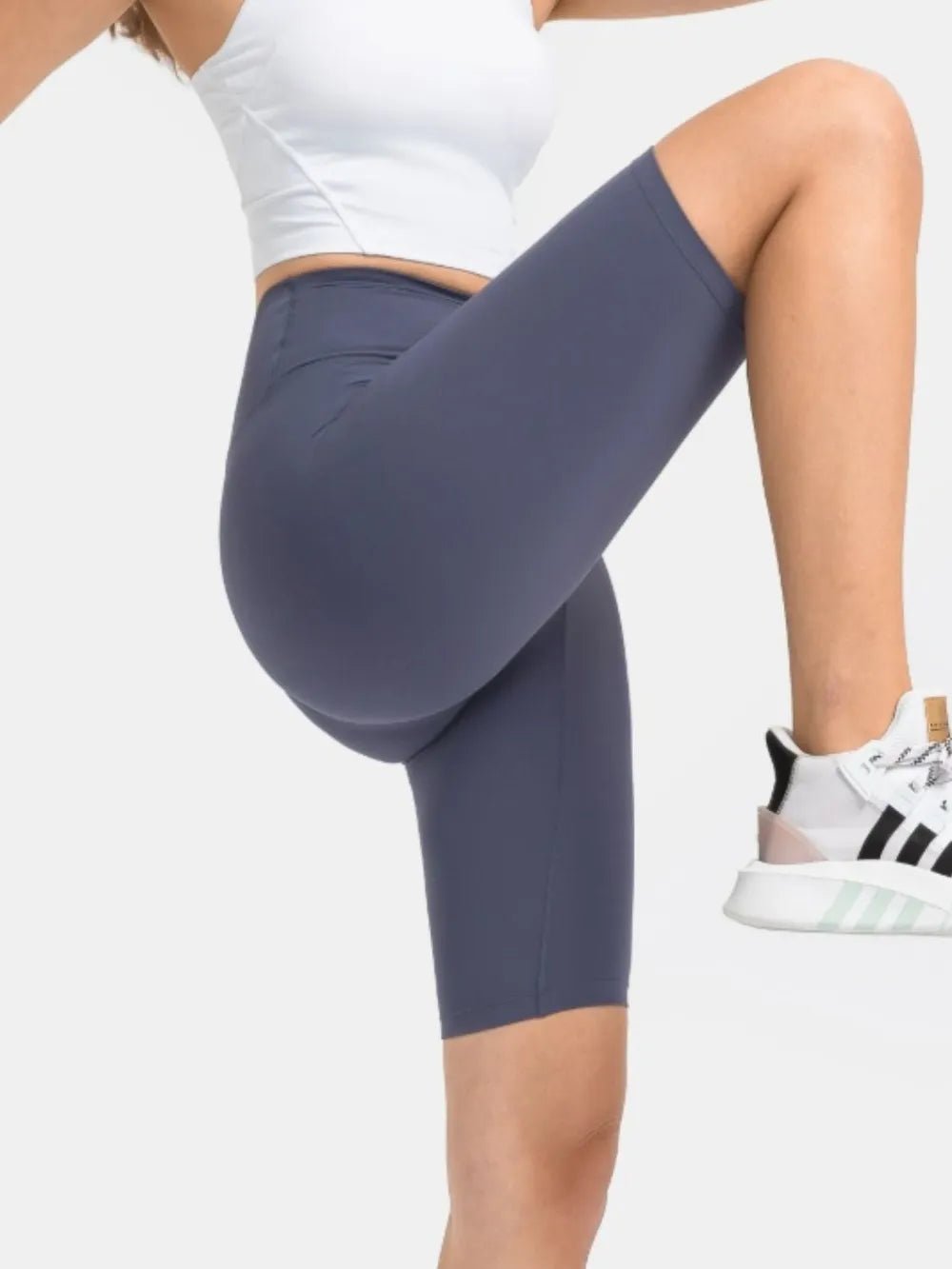 Millennia High Rise Wide Waistband Active Shorts - Lookzlike