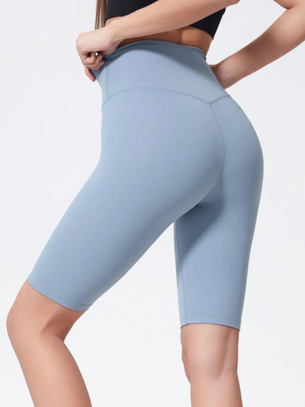 Millennia High Rise Wide Waistband Active Shorts - Lookzlike