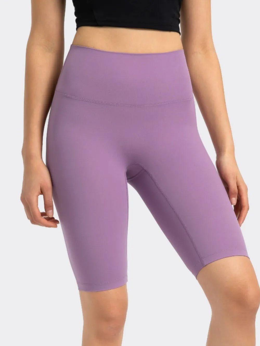 Millennia High Rise Wide Waistband Active Shorts - Lookzlike