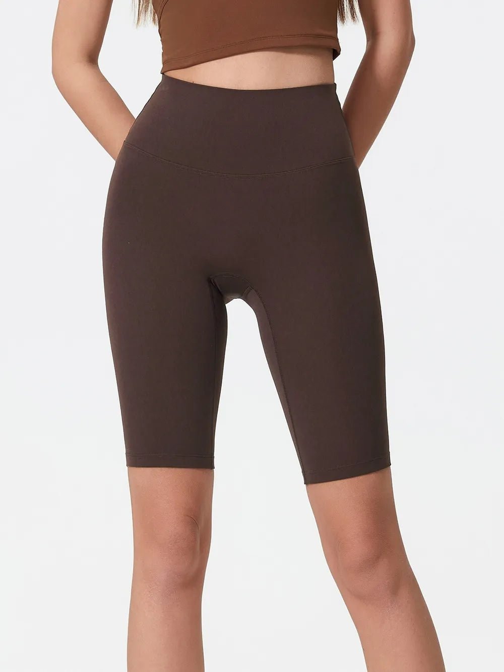 Millennia High Rise Wide Waistband Active Shorts - Lookzlike