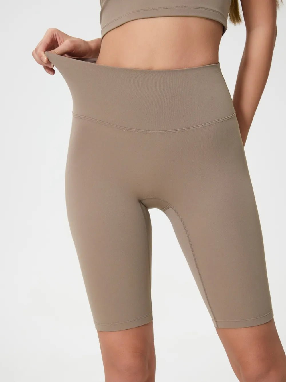 Millennia High Rise Wide Waistband Active Shorts - Lookzlike