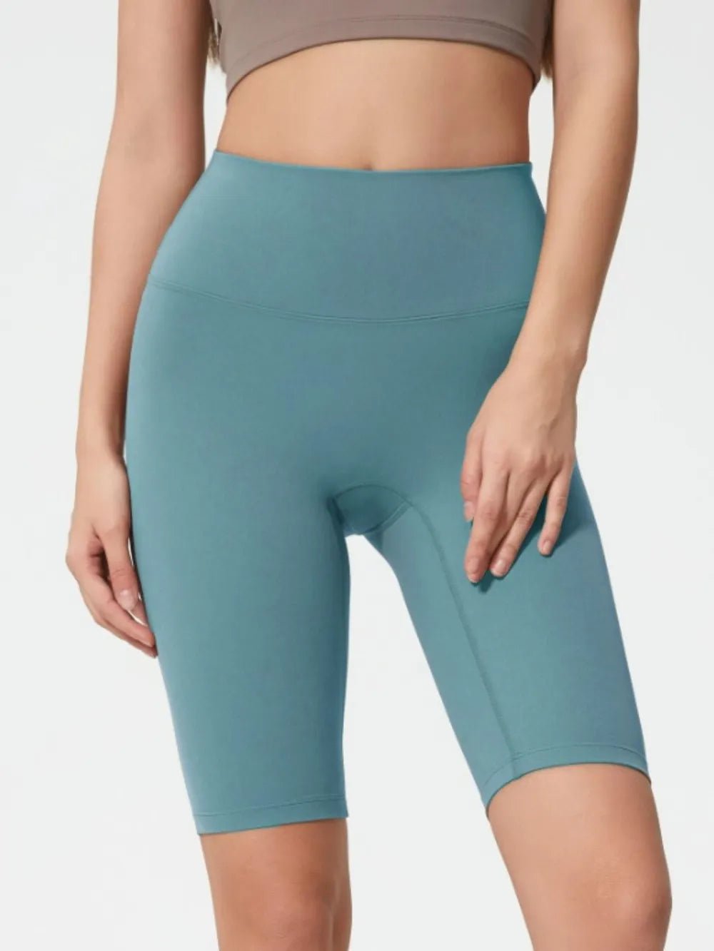 Millennia High Rise Wide Waistband Active Shorts - Lookzlike