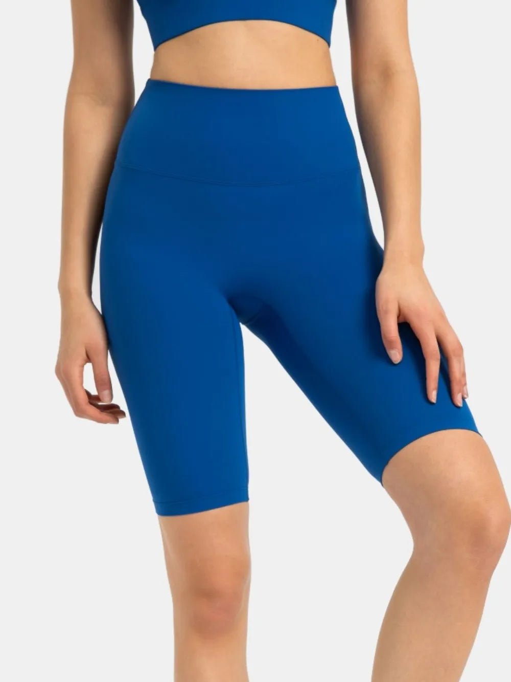 Millennia High Rise Wide Waistband Active Shorts - Lookzlike