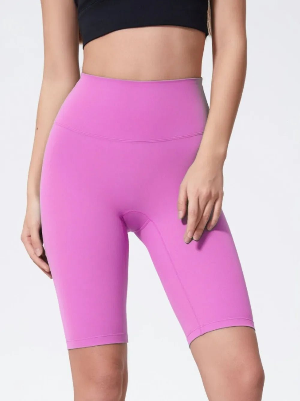 Millennia High Rise Wide Waistband Active Shorts - Lookzlike