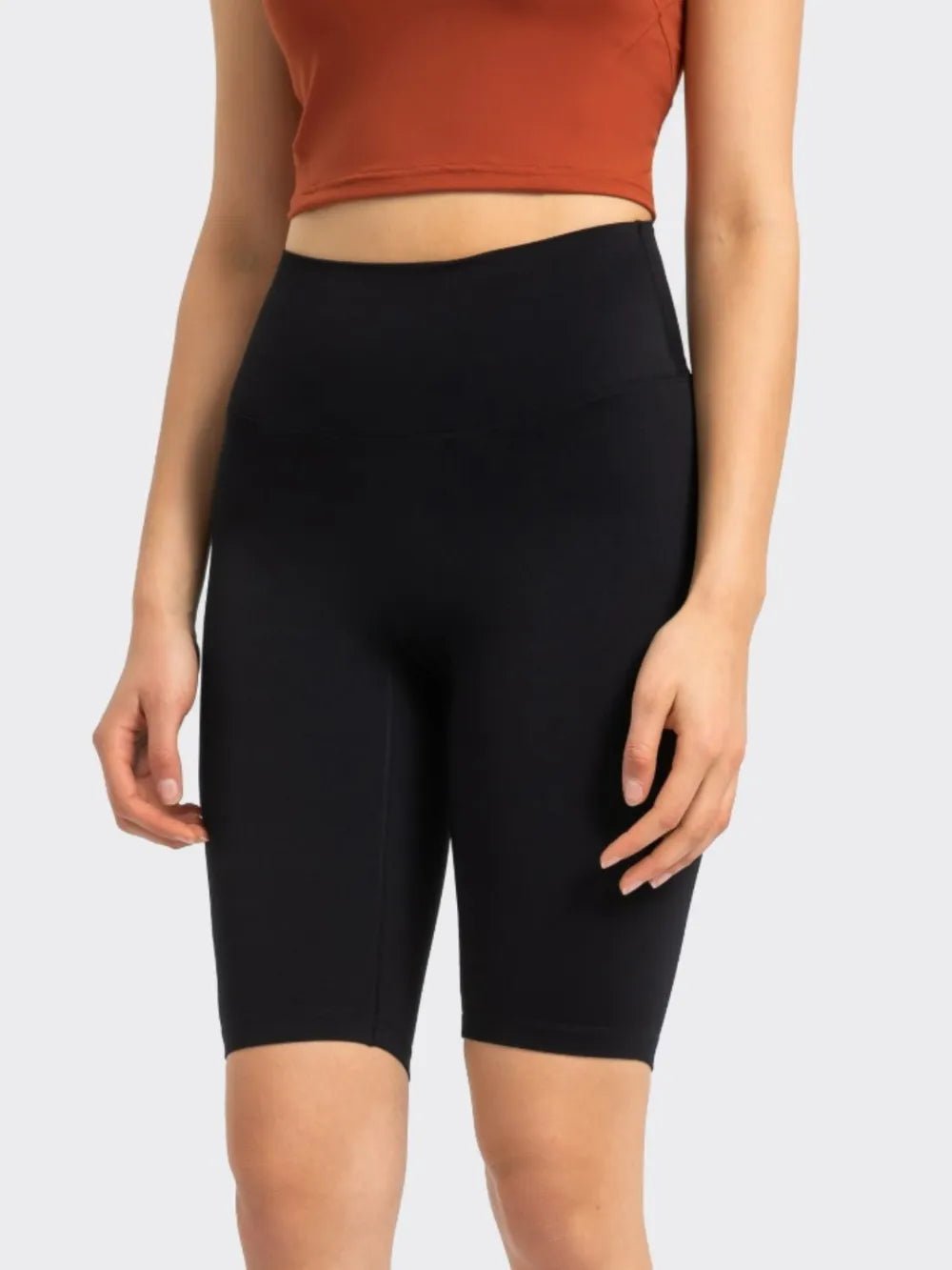 Millennia High Rise Wide Waistband Active Shorts - Lookzlike