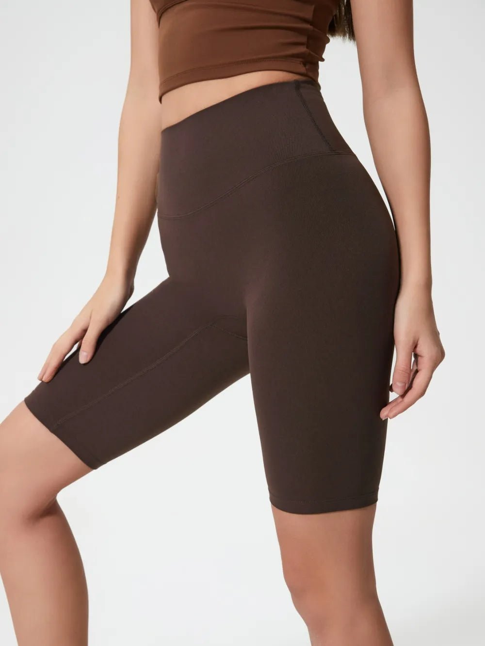 Millennia High Rise Wide Waistband Active Shorts - Lookzlike