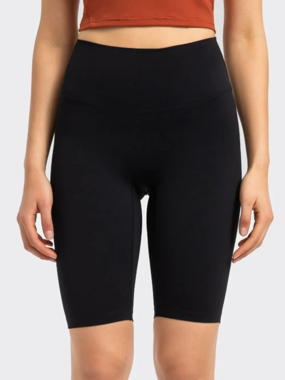 Millennia High Rise Wide Waistband Active Shorts - Lookzlike