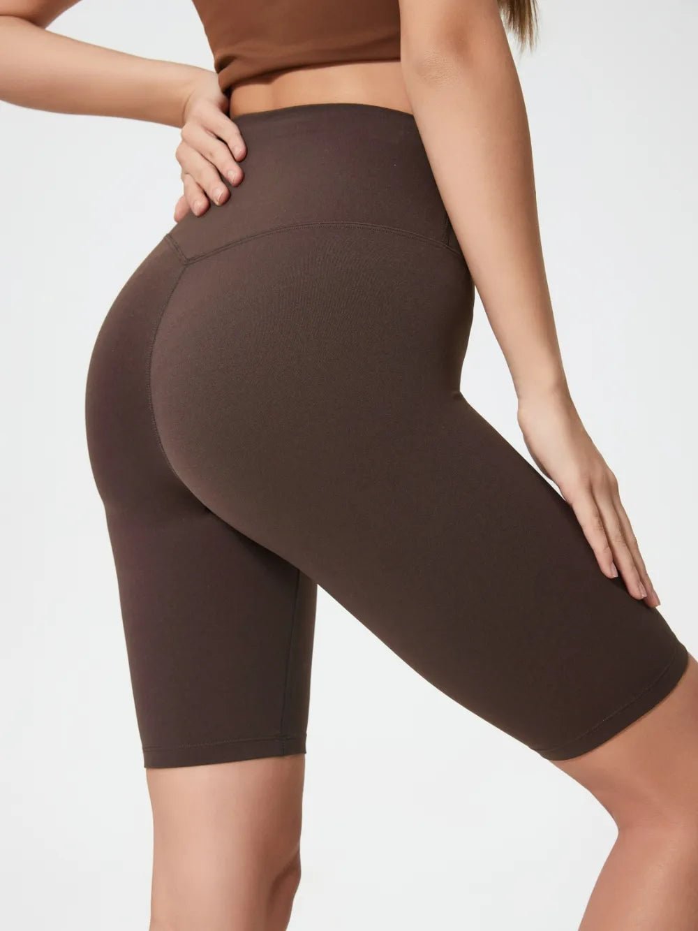 Millennia High Rise Wide Waistband Active Shorts - Lookzlike
