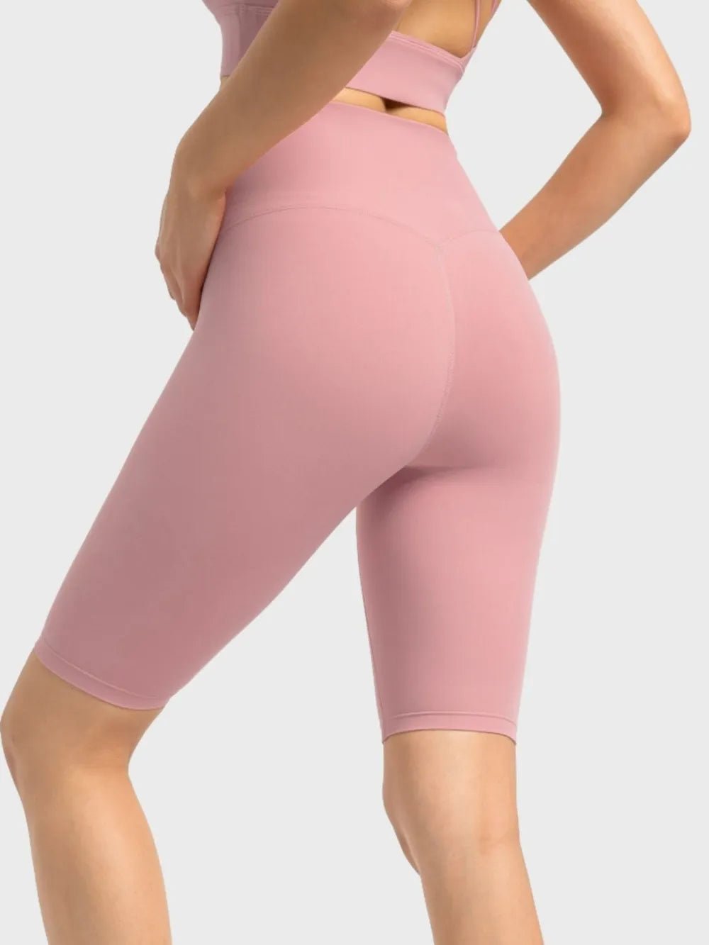 Millennia High Rise Wide Waistband Active Shorts - Lookzlike