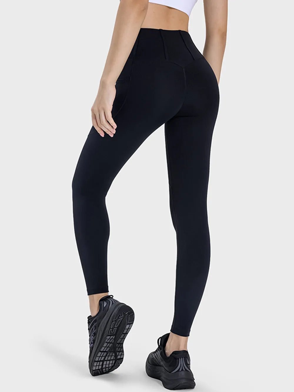 Millennia Pocketed High Waist Active Leggings - Lookzlike