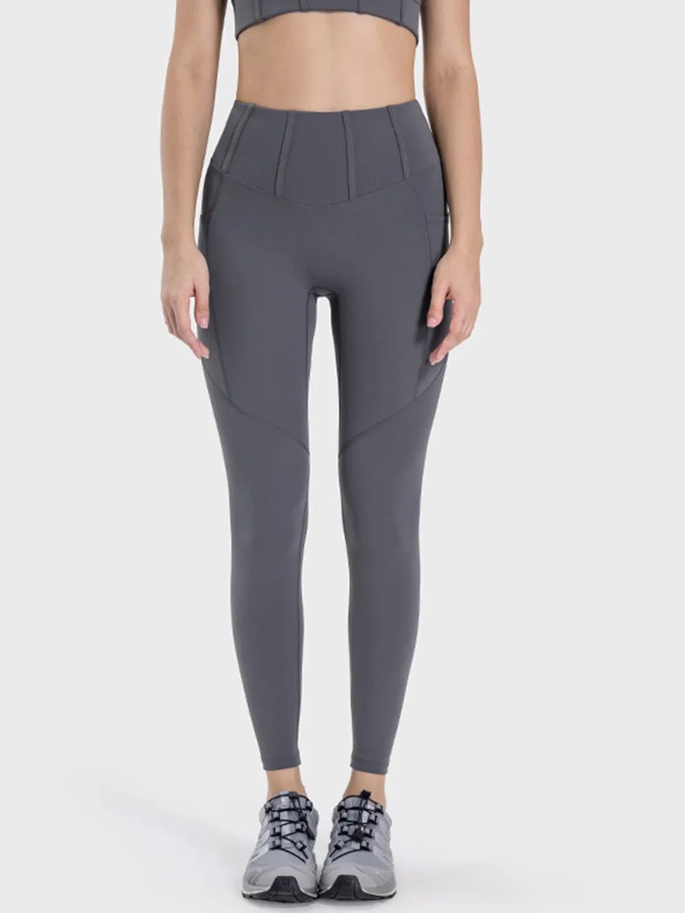 Millennia Pocketed High Waist Active Leggings - Lookzlike
