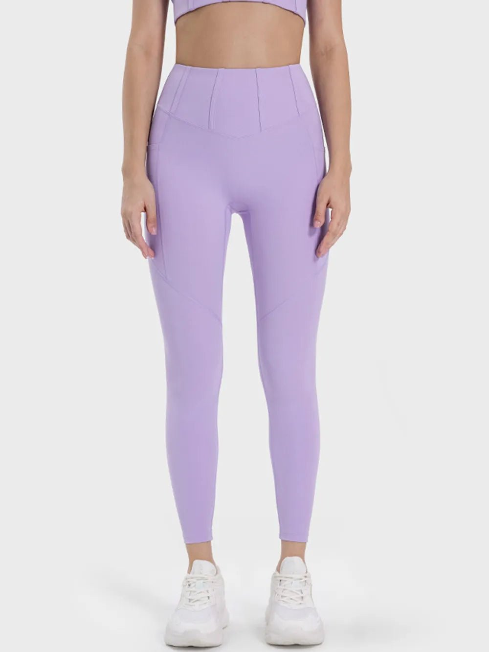 Millennia Pocketed High Waist Active Leggings - Lookzlike