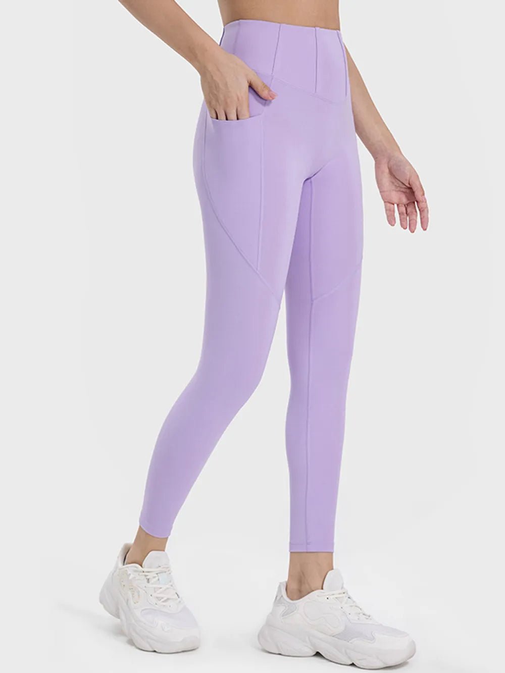 Millennia Pocketed High Waist Active Leggings - Lookzlike