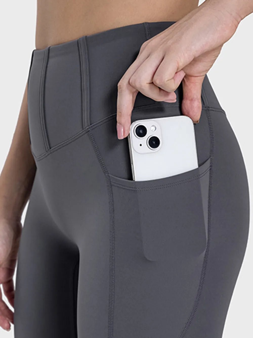 Millennia Pocketed High Waist Active Leggings - Lookzlike