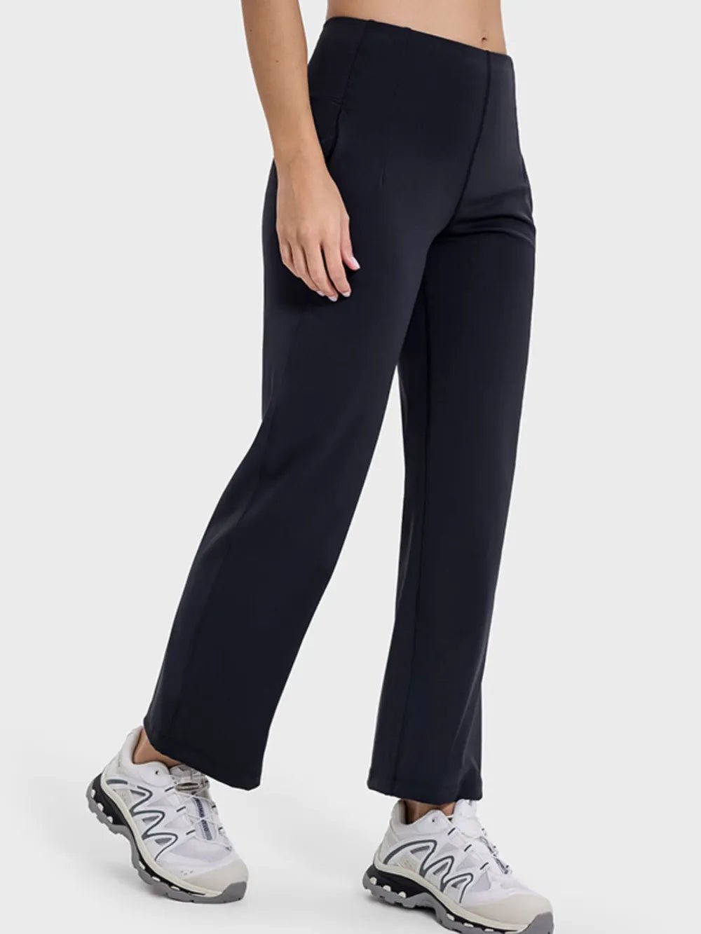 Millennia Pocketed High Waist Active Pants - Lookzlike
