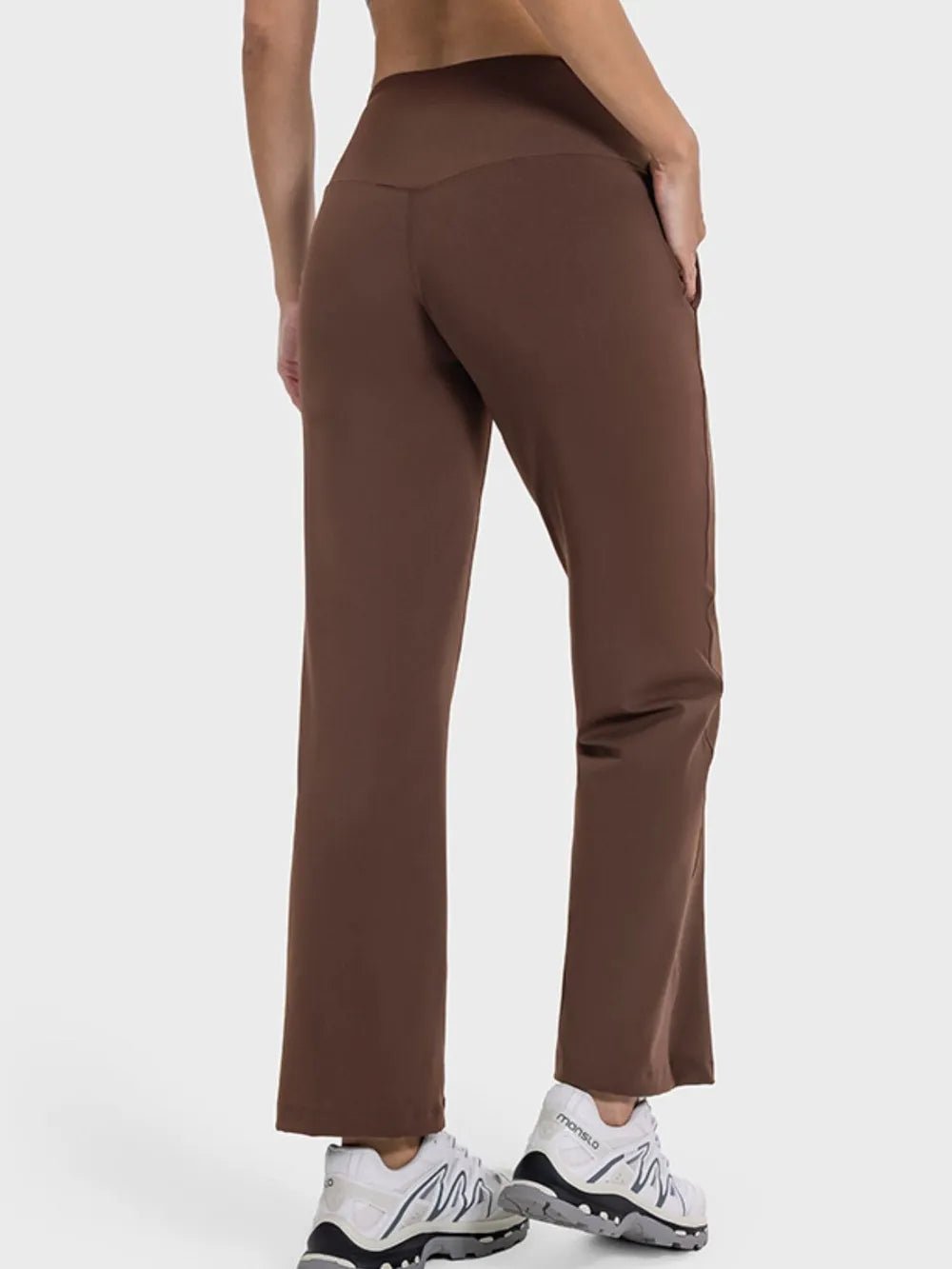 Millennia Pocketed High Waist Active Pants - Lookzlike