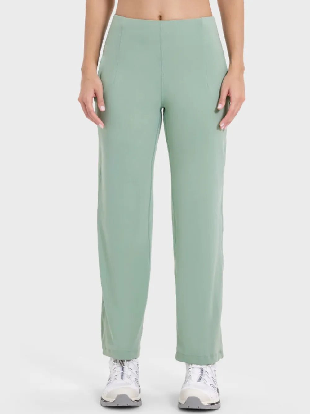 Millennia Pocketed High Waist Active Pants - Lookzlike