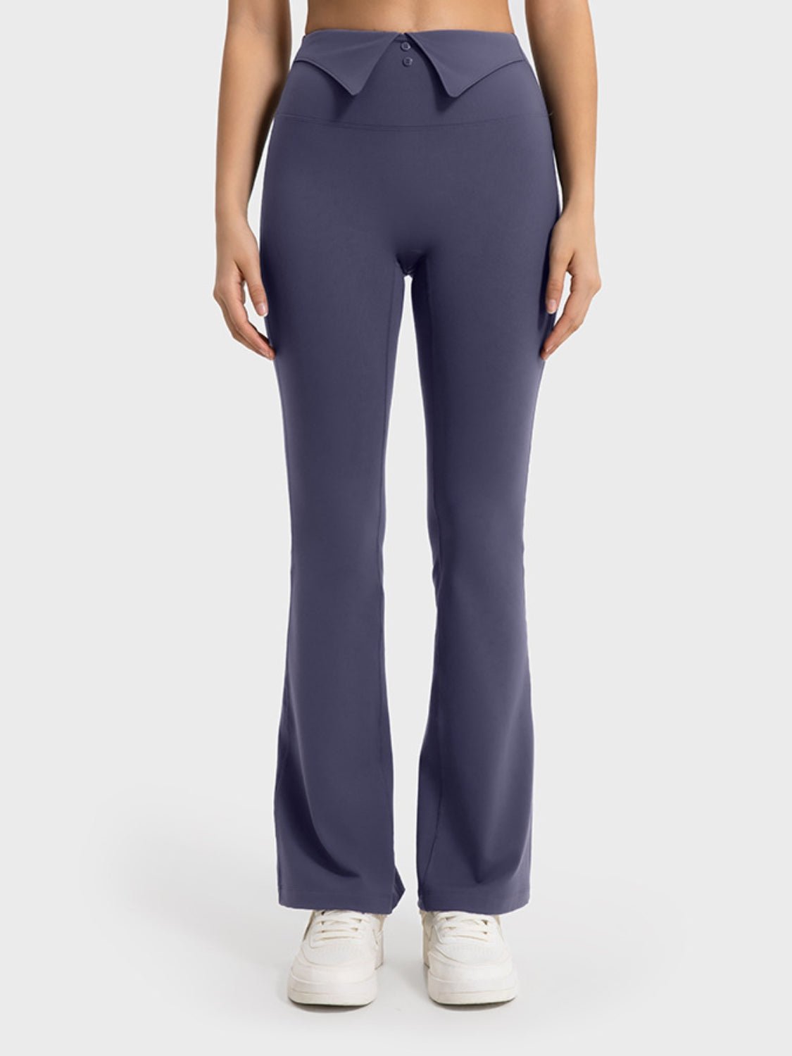 Millennia Wide Waistband Bootcut Sport Pants - Lookzlike