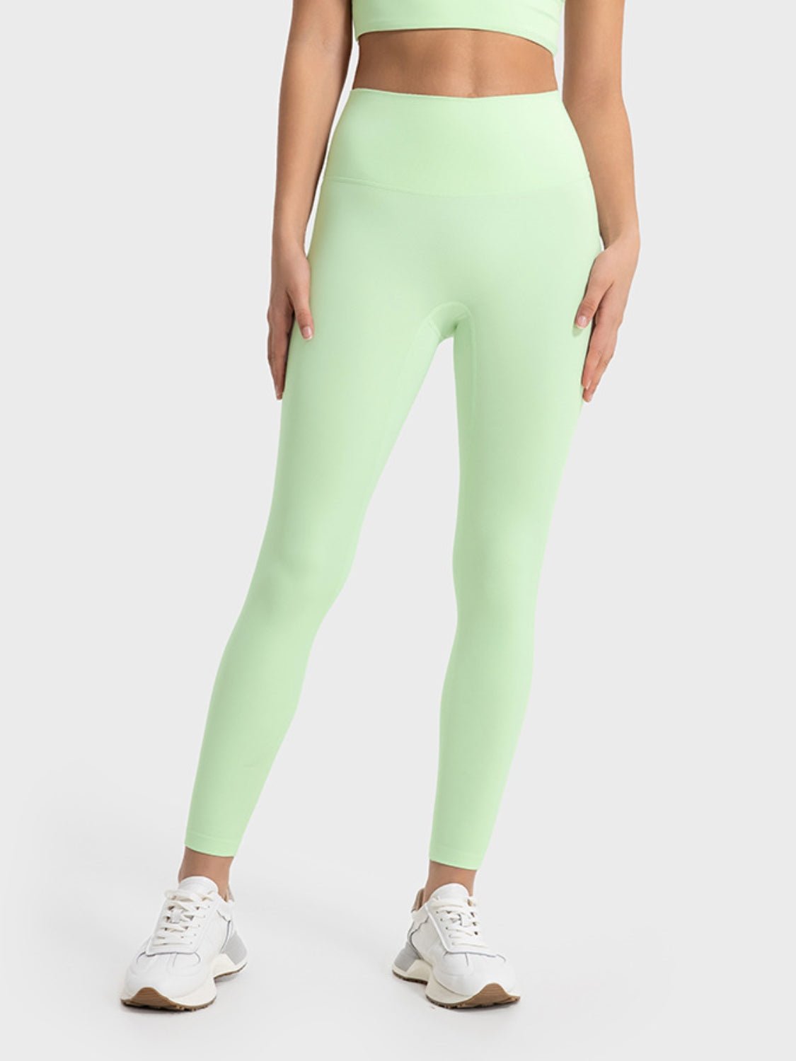 Millennia Wide Waistband Sports Leggings - Lookzlike