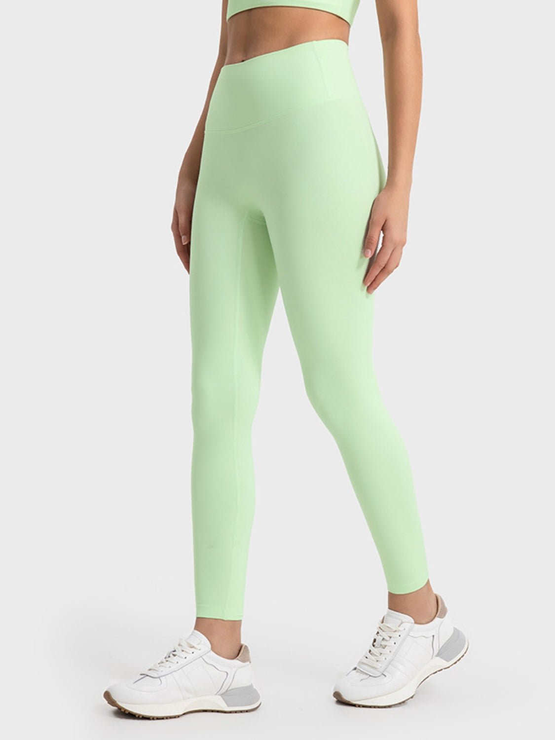 Millennia Wide Waistband Sports Leggings - Lookzlike