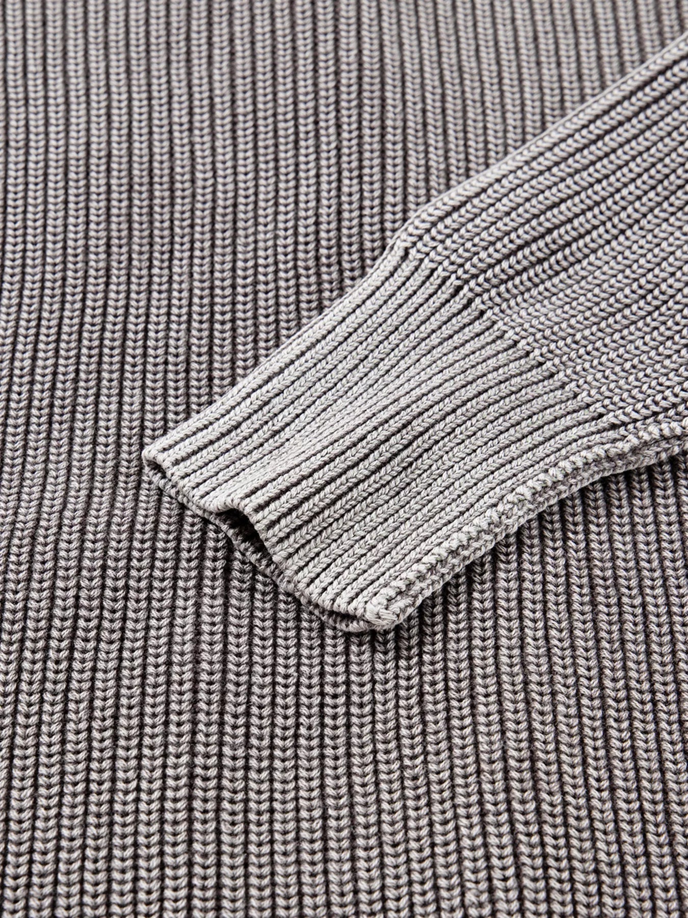 Mineral Wash Exposed Seam Patchwork Knit Open Sweater Cardigan designed for comfort and style at Lookzlike