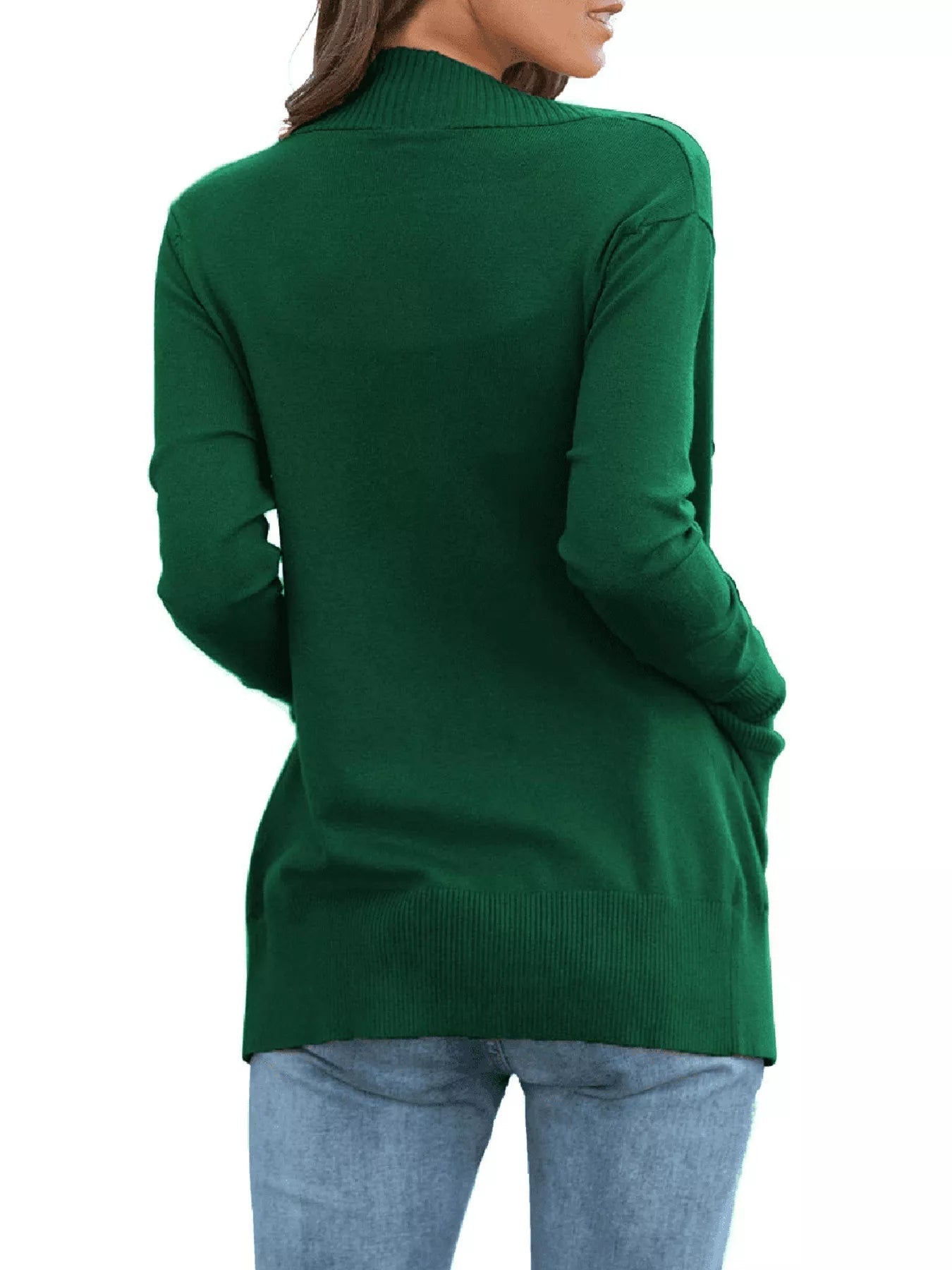 Open Front Knit Cardigan designed for comfort and style at Lookzlike