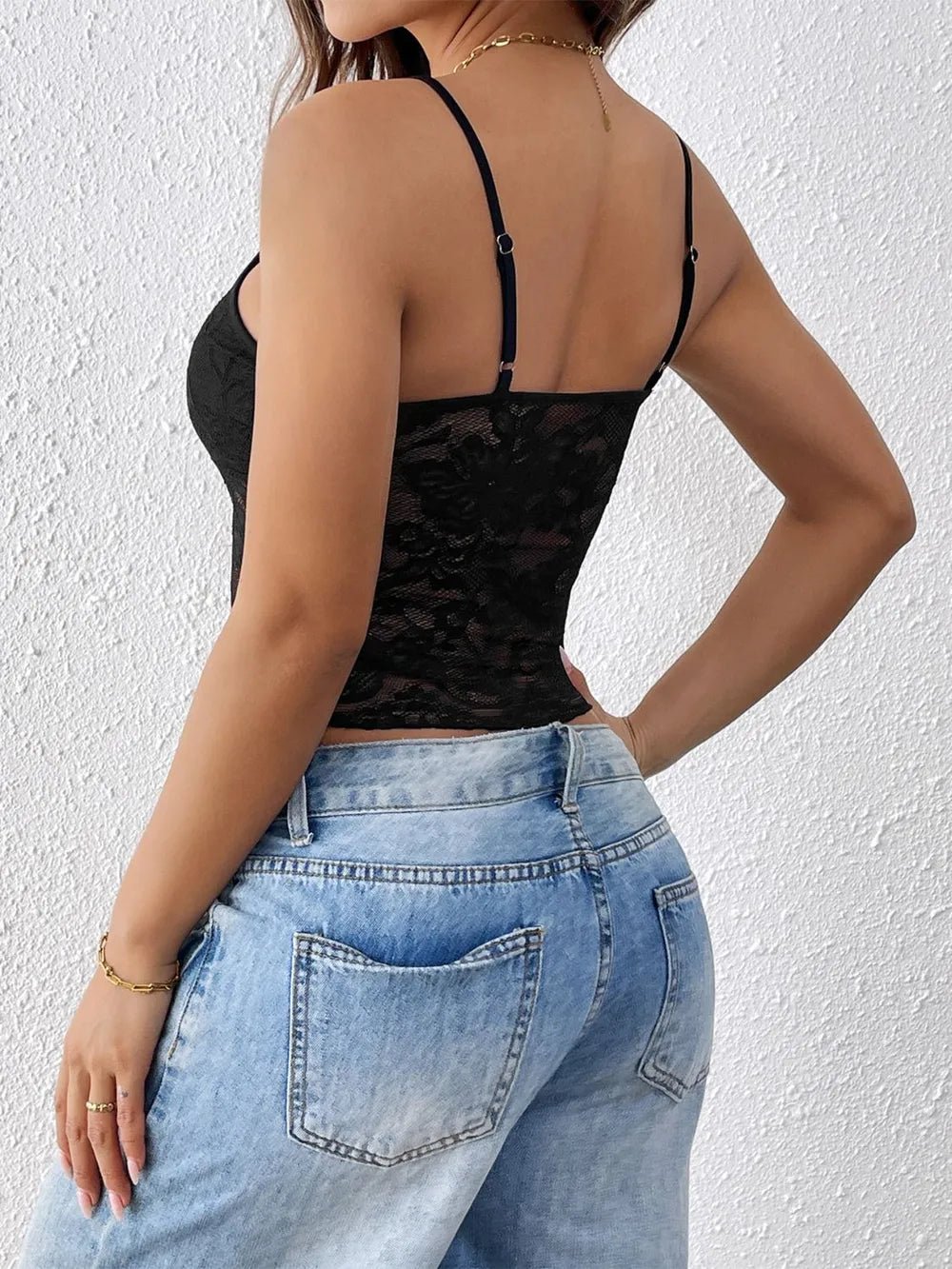 Perfee Lace Scoop Neck Cami - Lookzlike