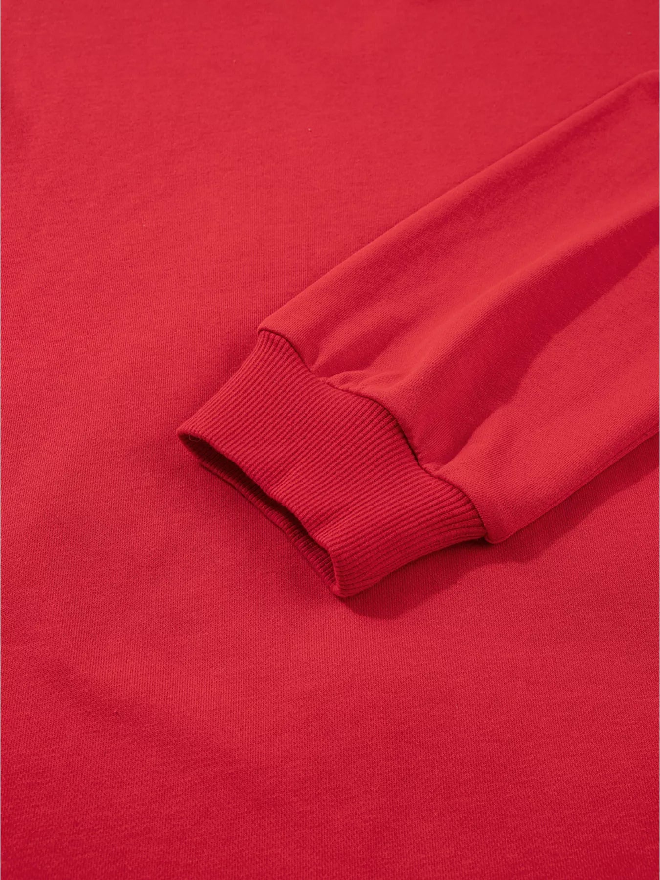 Plaid Frayed Double Christmas Tree Patched Drop Shoulder Sweatshirt designed for comfort and style at Lookzlike