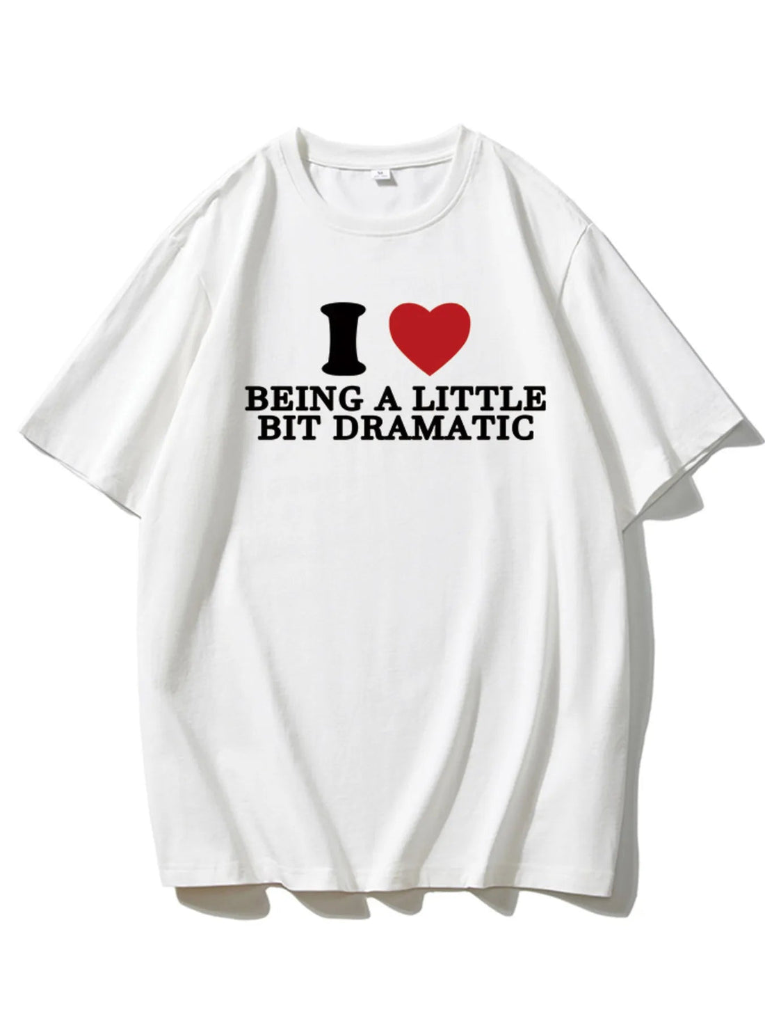 Plus Size Letter Graphic Round Neck Short Sleeve T-Shirt - Lookzlike