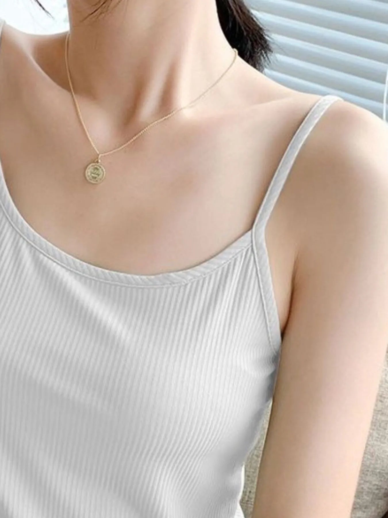 Plus Size Scoop Neck Cami Top - Lookzlike
