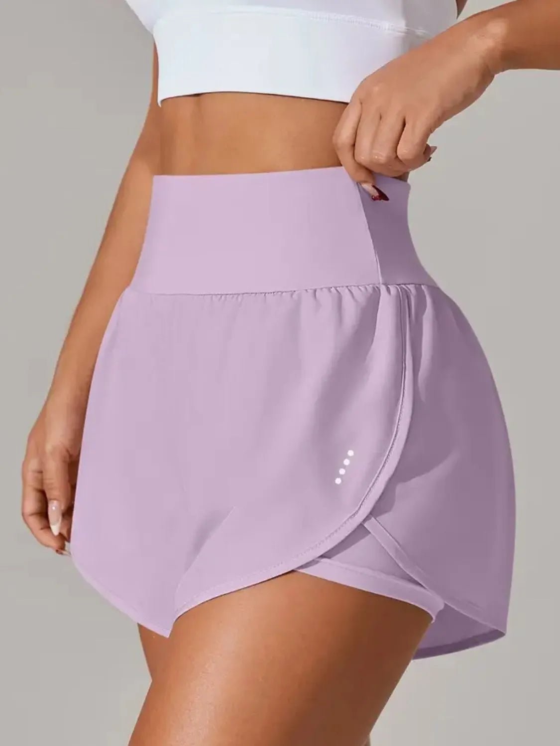 Pocketed High Waist Active Shorts designed for comfort and style at Lookzlike
