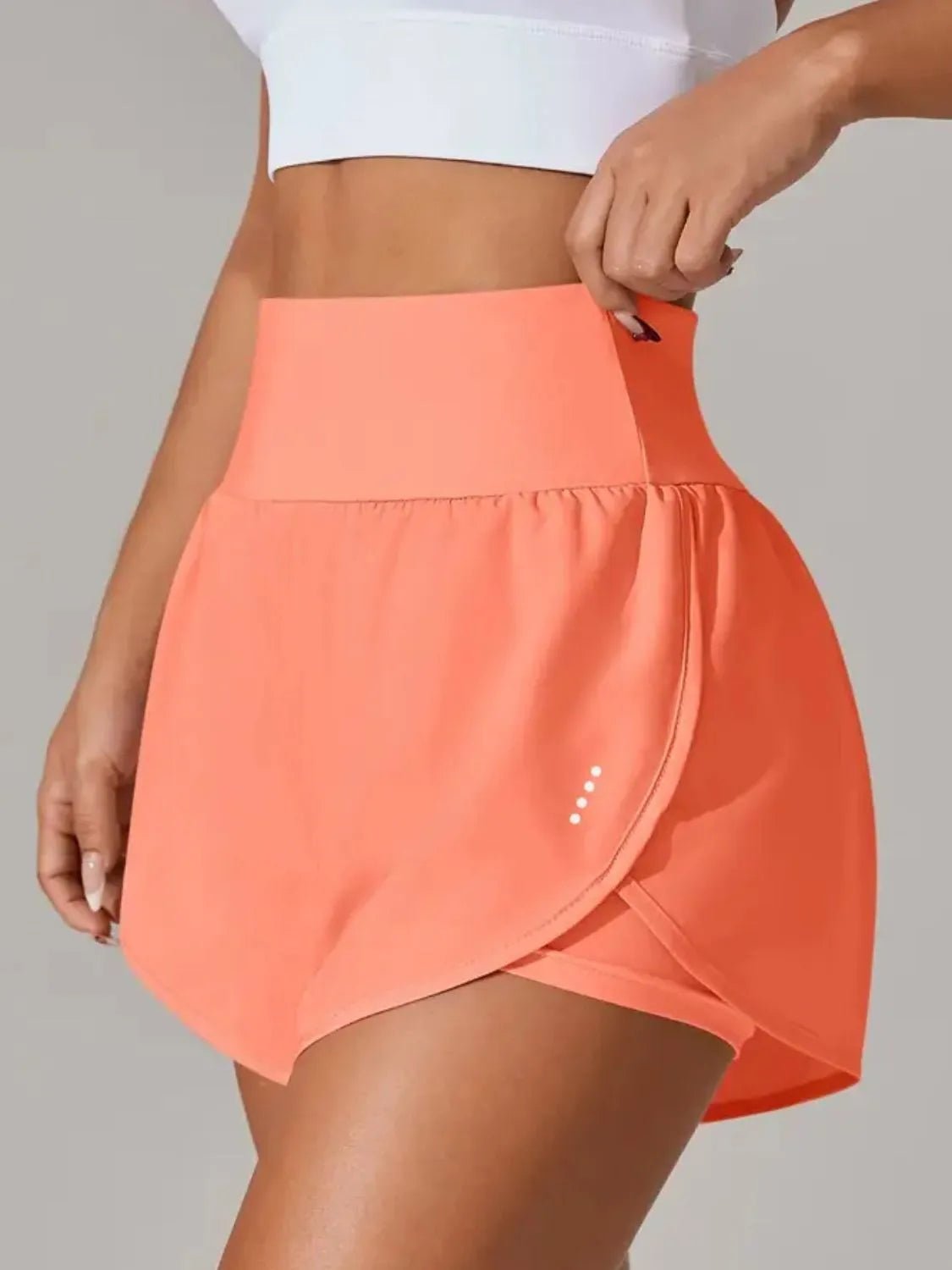 Pocketed High Waist Active Shorts designed for comfort and style at Lookzlike