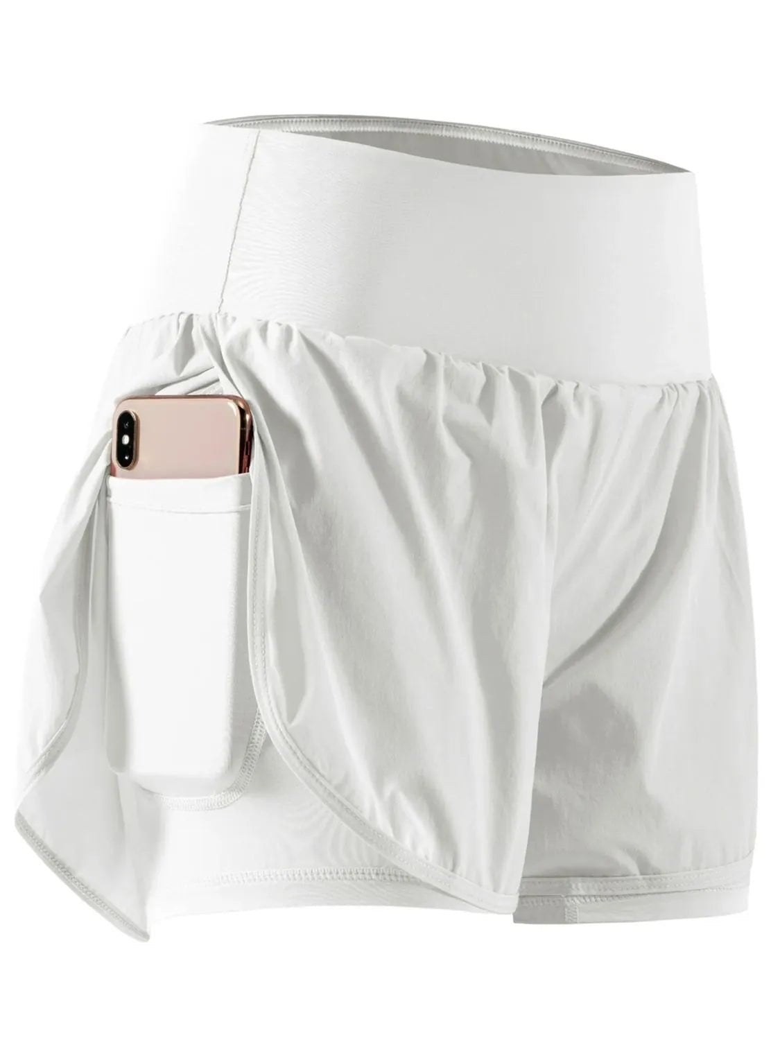Pocketed High Waist Active Shorts designed for comfort and style at Lookzlike