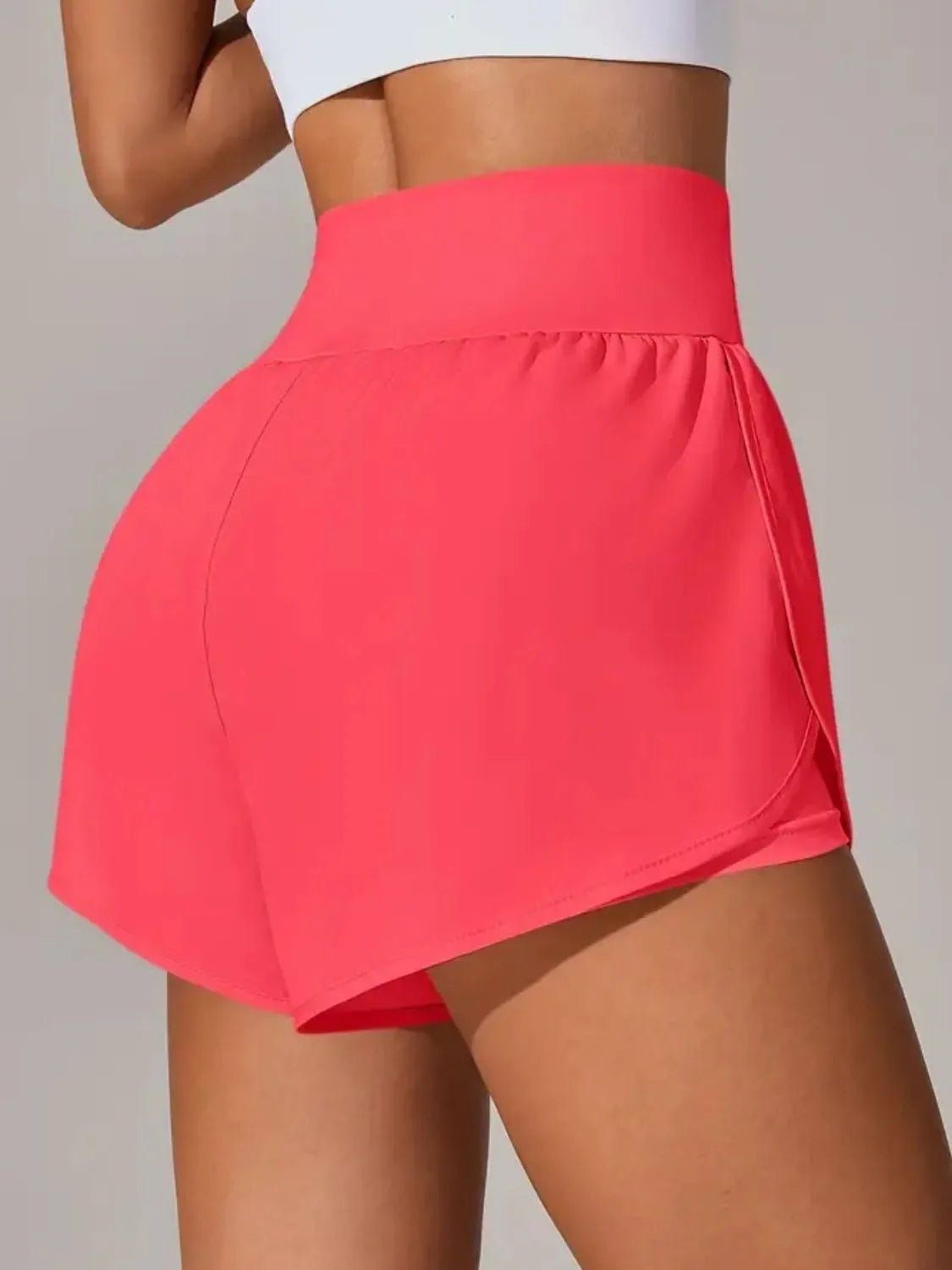 Pocketed High Waist Active Shorts designed for comfort and style at Lookzlike