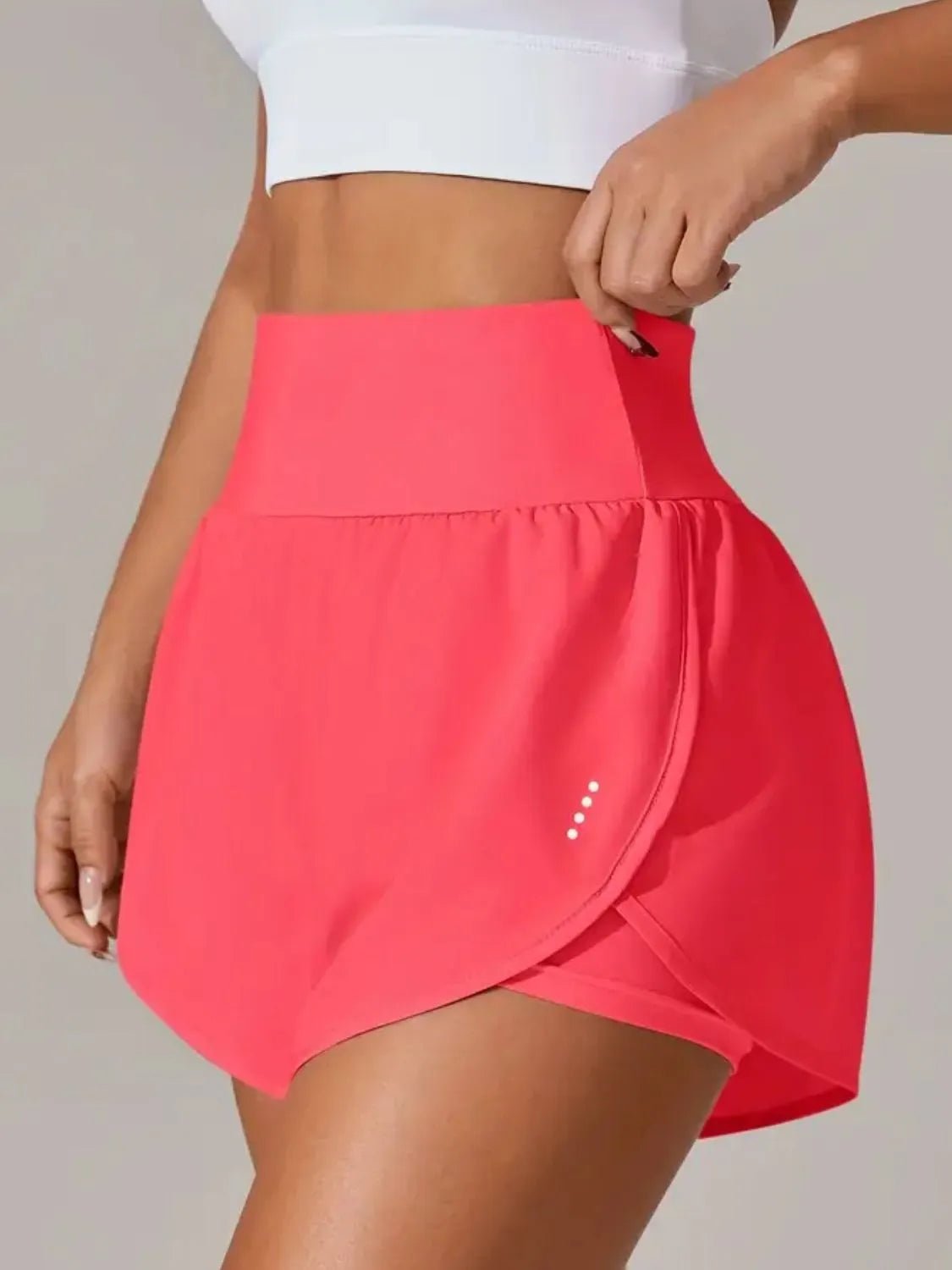 Pocketed High Waist Active Shorts designed for comfort and style at Lookzlike